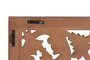 GINER Y COLOMER Cabecero de MDF Tallado a Mano Madera de Mango 166 cm de Ancho en Color Nuez / Nogal